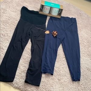 Maternity capris tights